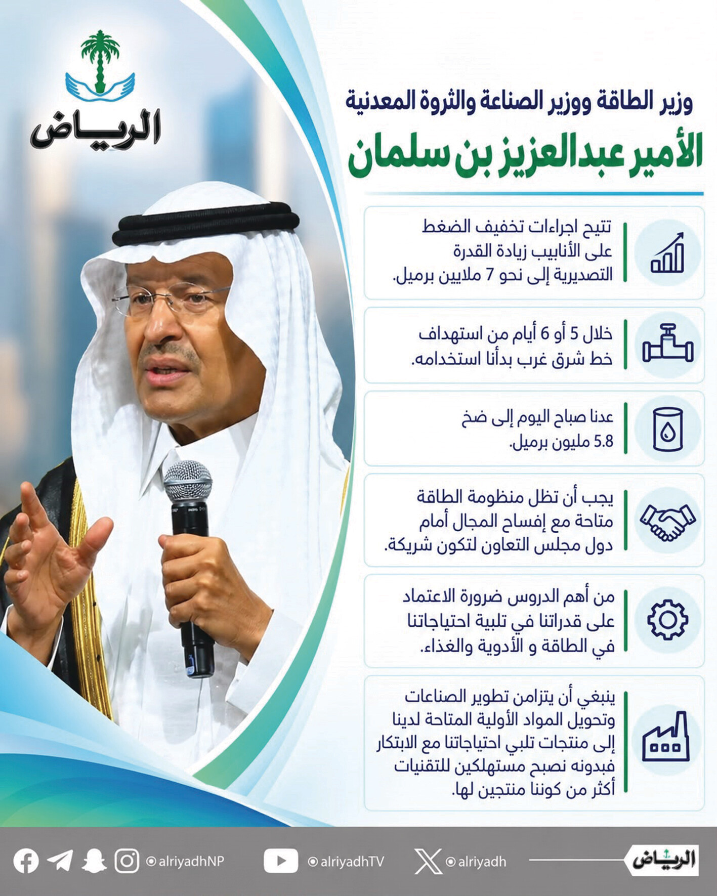 المملكة تعزز أمن الطاقة في مواجهة الأزمات